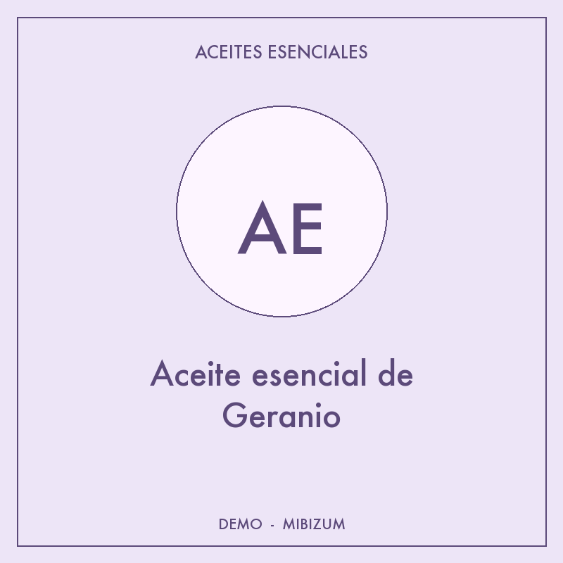 Aceite esencial de Geranio