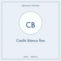 Caolín blanco fino