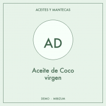 Aceite de Coco virgen